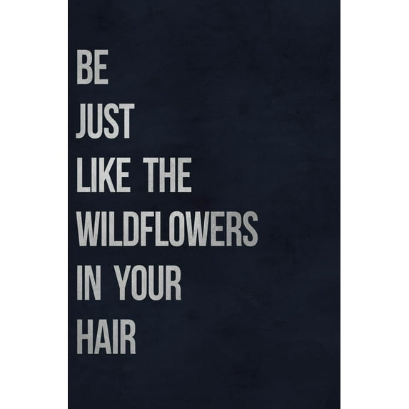 Wildflowers in Your Hair Painting Print on Wrapped Canvas