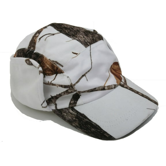 Wildfowler Outfitter Camo Hunting Water Proof Cap, Wild Tree Snow, X-Large