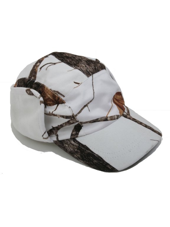Outfitter Camo Hunting Water Proof Cap, Wild Tree Snow, X-Large
