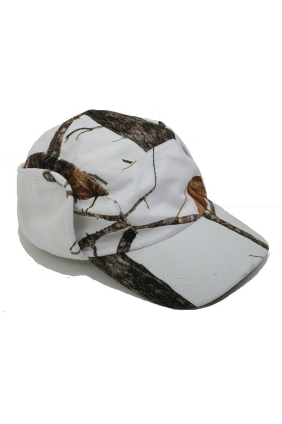 Outfitter Camo Hunting Water Proof Cap, Wild Tree Snow, X-Large