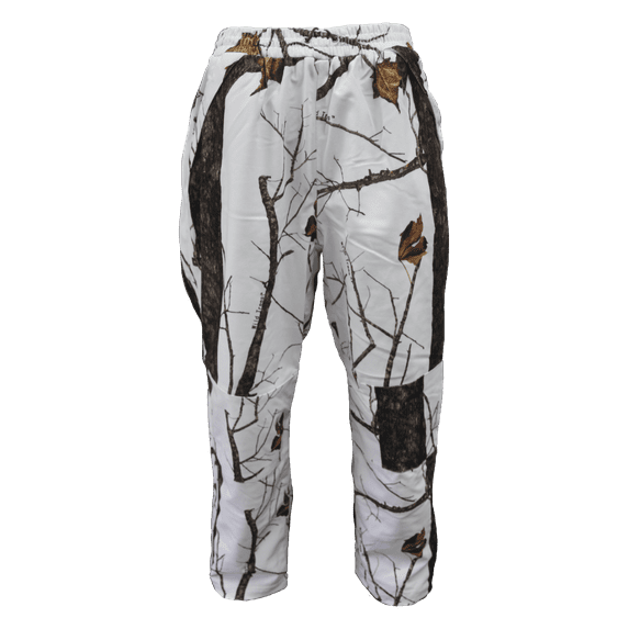 Wildfowler Outfitter Men's Waterproof Pants, Wild Tree Snow, Medium