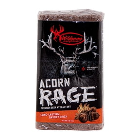 Wildgame Innovations Acorn Rage Brick Deer Attractant, 4lb Long-Lasting Mineral Block