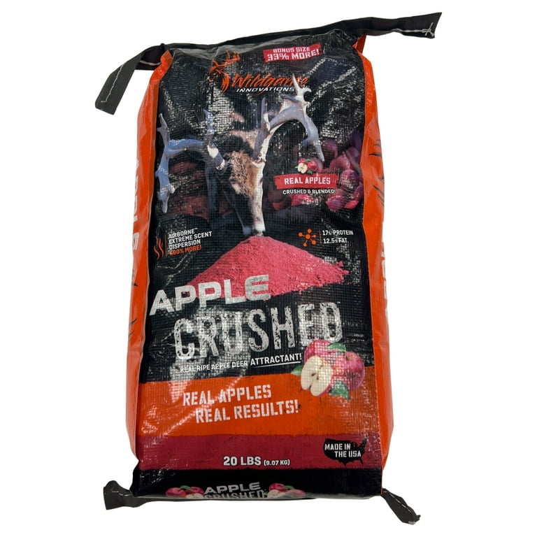 Wildgame Innovations Apple Crushed Attractant, 20LB Bag - Walmart.com