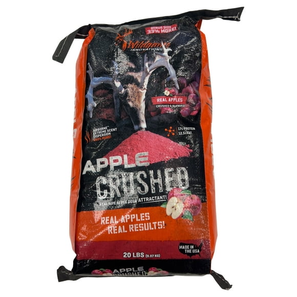 Wildgame Innovations Apple Crushed Attractant, 20LB Bag