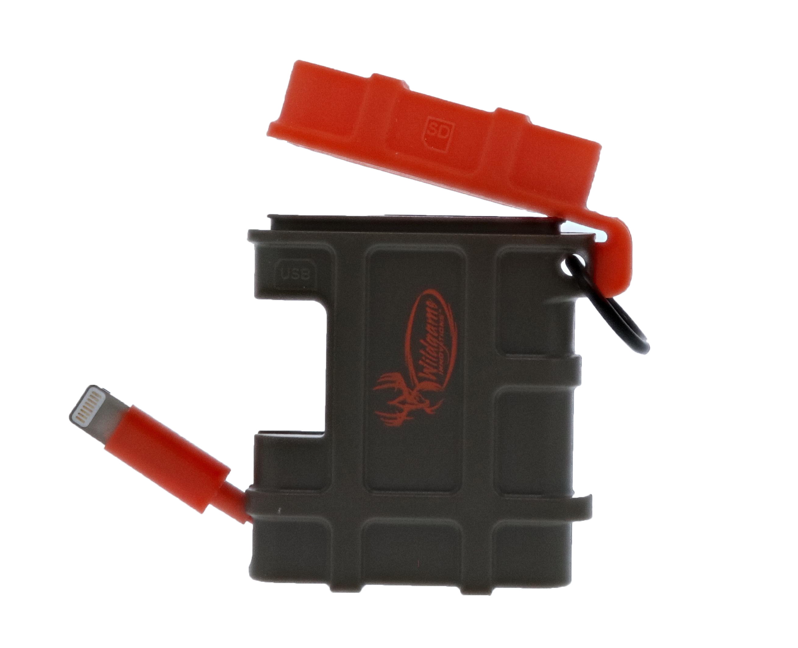 Wildgame Innovations SD Card Reader Compatible with Apple Devices | Compact Memory Card Reader for Smartphone | Trail Camera Accessory for Viewing Photos & Videos