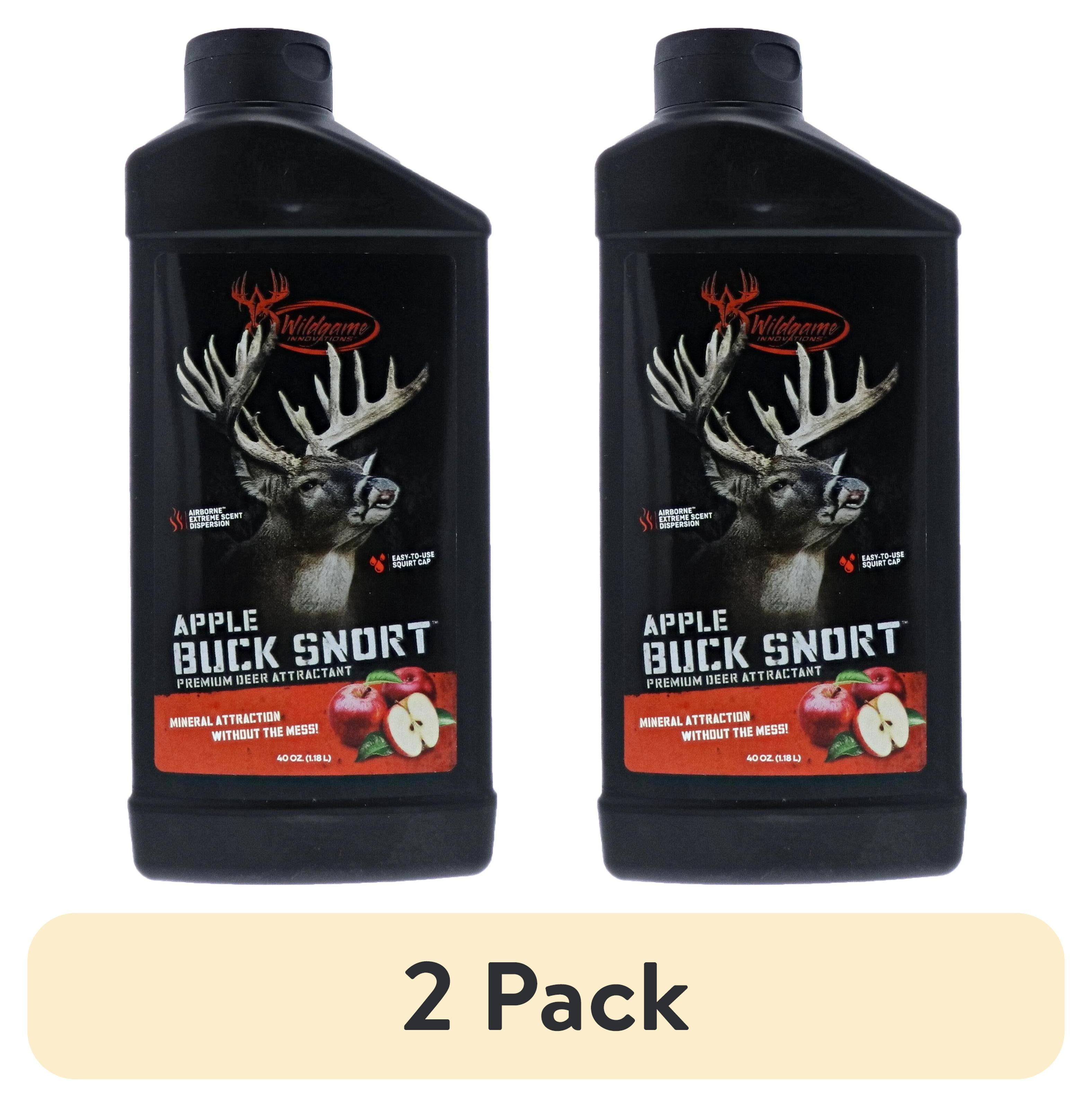 Wildgame Innovations Buck Snort Apple Squeeze Liquid Deer Attractant, 40 Ounces, WLD460 Wildgame Innovations Buck Snort Apple Squeeze Liquid Deer Attractant, 40 Ounces, WLD460