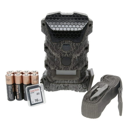 Wildgame Innovations Mirage PRO LIGHTSOUT Bundle 32MP Photo, 720P Video, 75 Ft. Illumination Range, <3/4 SEC. Trigger Speed, Includes 16GB SD Card & 8X AA Batteries