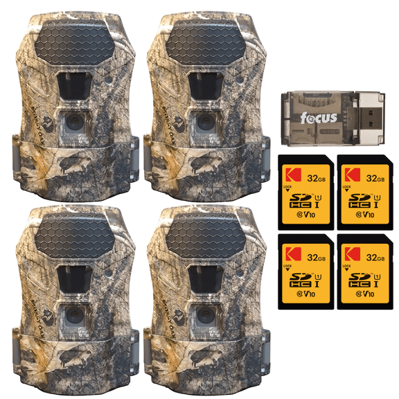 Wildgame Innovations Terra Extreme 14 Megapixel IR Trail Camera (4-Pack) Bundle
