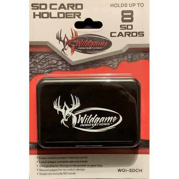 Wildgame Innovations WGI Innovations SD Card Holder (Holds UP to 8 SD Cards)