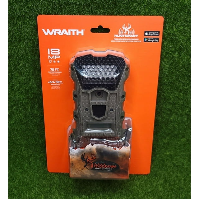Wildgame Innovations WGIWGICM0706 Wraith Trail Camera, 18 Megapixel