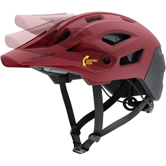 Wildhorn Corvair Mountain Bike Helmet, Crystal Blue, SM-MD