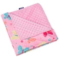 thumbnail image 1 of Wildkin Baby Plush Velour Blanket for Girls and Boys (Butterfly Garden Pink), 1 of 6