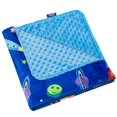 thumbnail image 1 of Wildkin Baby Plush Velour Blanket for Girls and Boys (Out of this World Blue), 1 of 6
