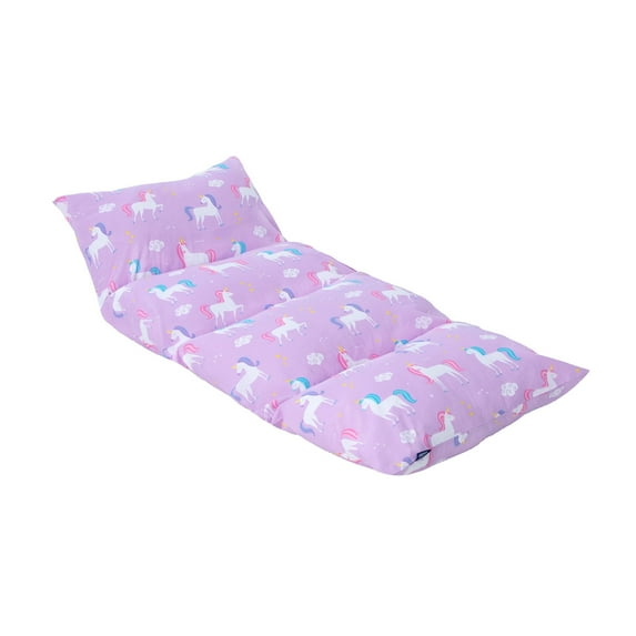 Wildkin Kids Floor Lounger – Pillow Lounger, Travel-Friendly, Ideal for Sleepovers, Pillows Not Included - Unicorns