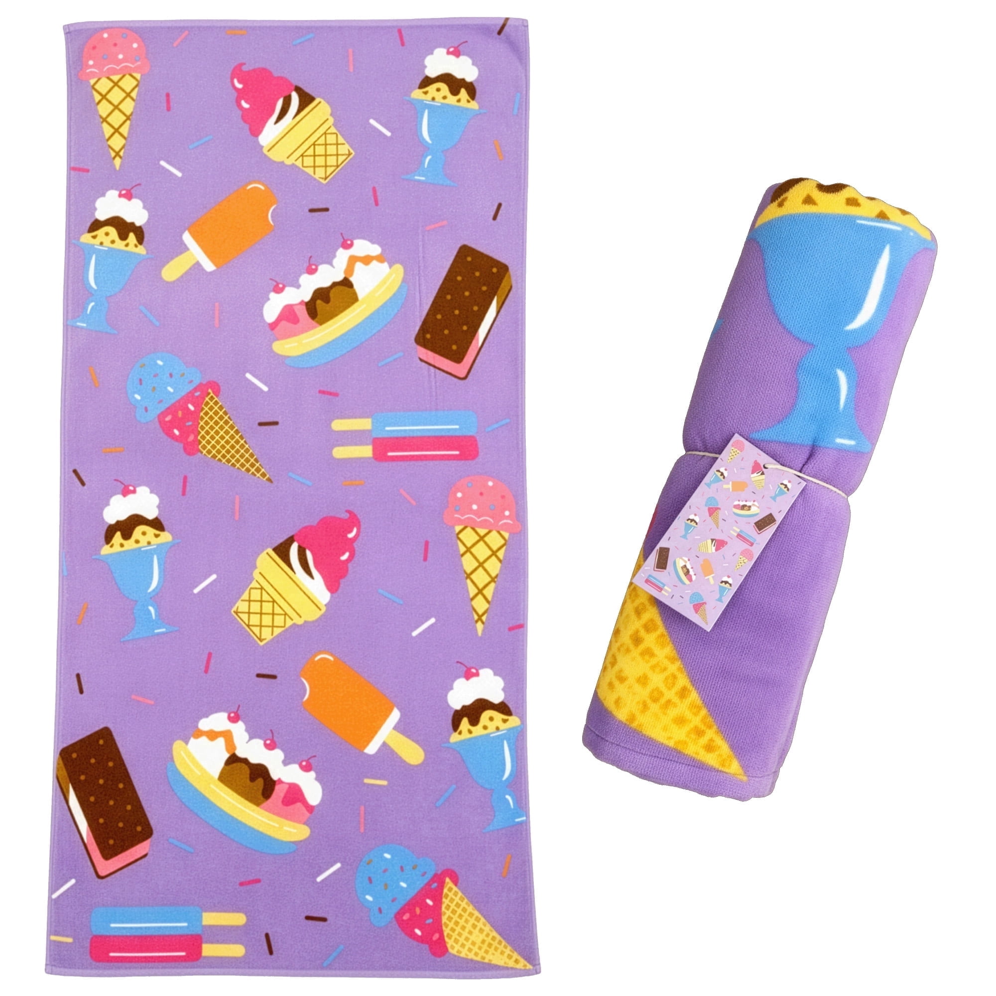 Wildkin Kids 100% Cotton Beach Towel for Boys and Girls (Sweet Dreams)