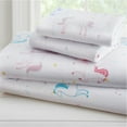 thumbnail image 1 of Wildkin Kids 100% Cotton Flannel Sheet Set for Boys and Girls - Twin (Unicorn Purple), 1 of 8