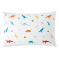 thumbnail image 1 of Wildkin Kids 100% Cotton Percale Standard Pillowcase for Boys and Girls - 30 x 20 Inches Inches (Jurassic Dinosaurs Blue), 1 of 8