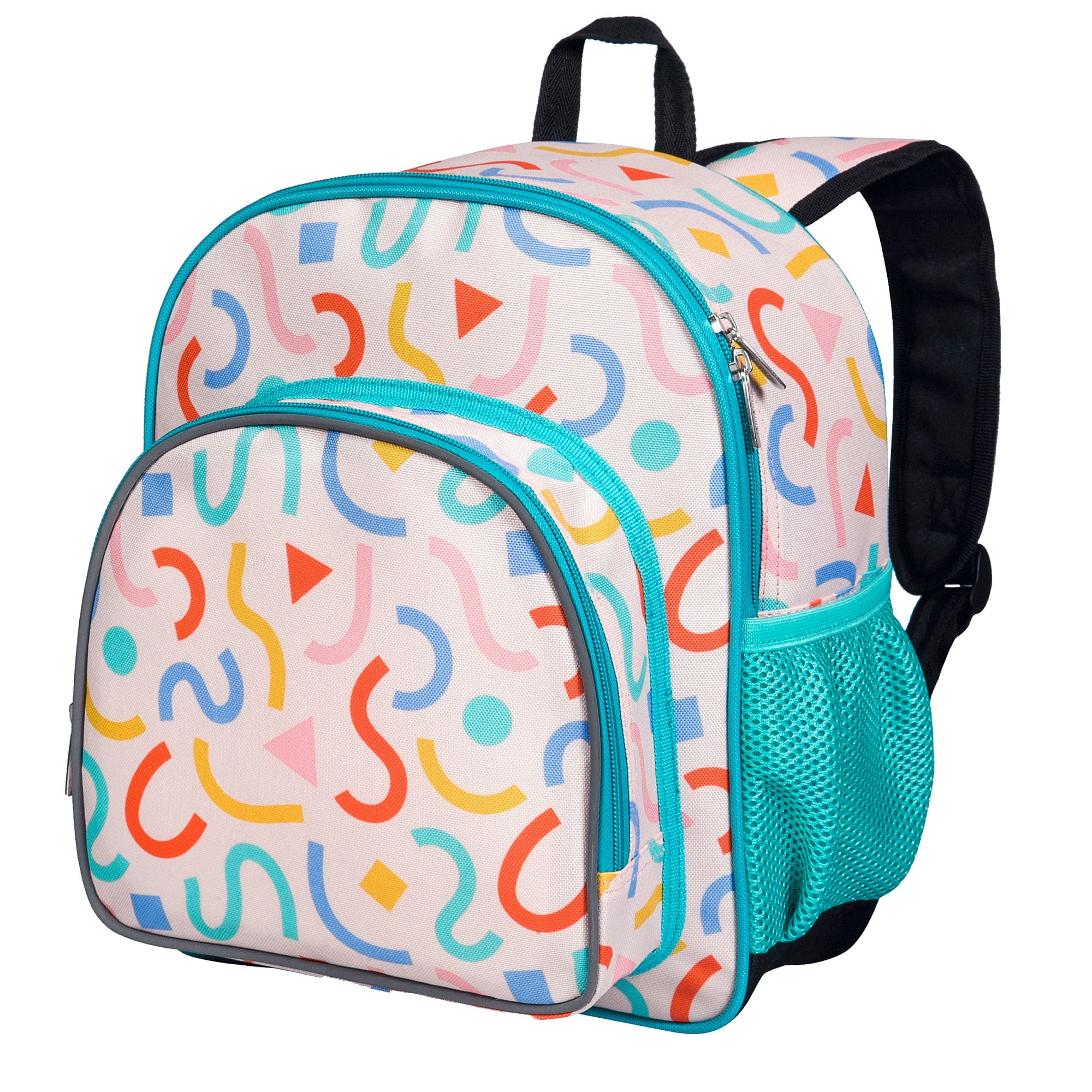 Mochila de 12 Pulgadas para Niños y Niñas Pequeños, con Bolsillo Frontal Aislado (Confeti Durazno)