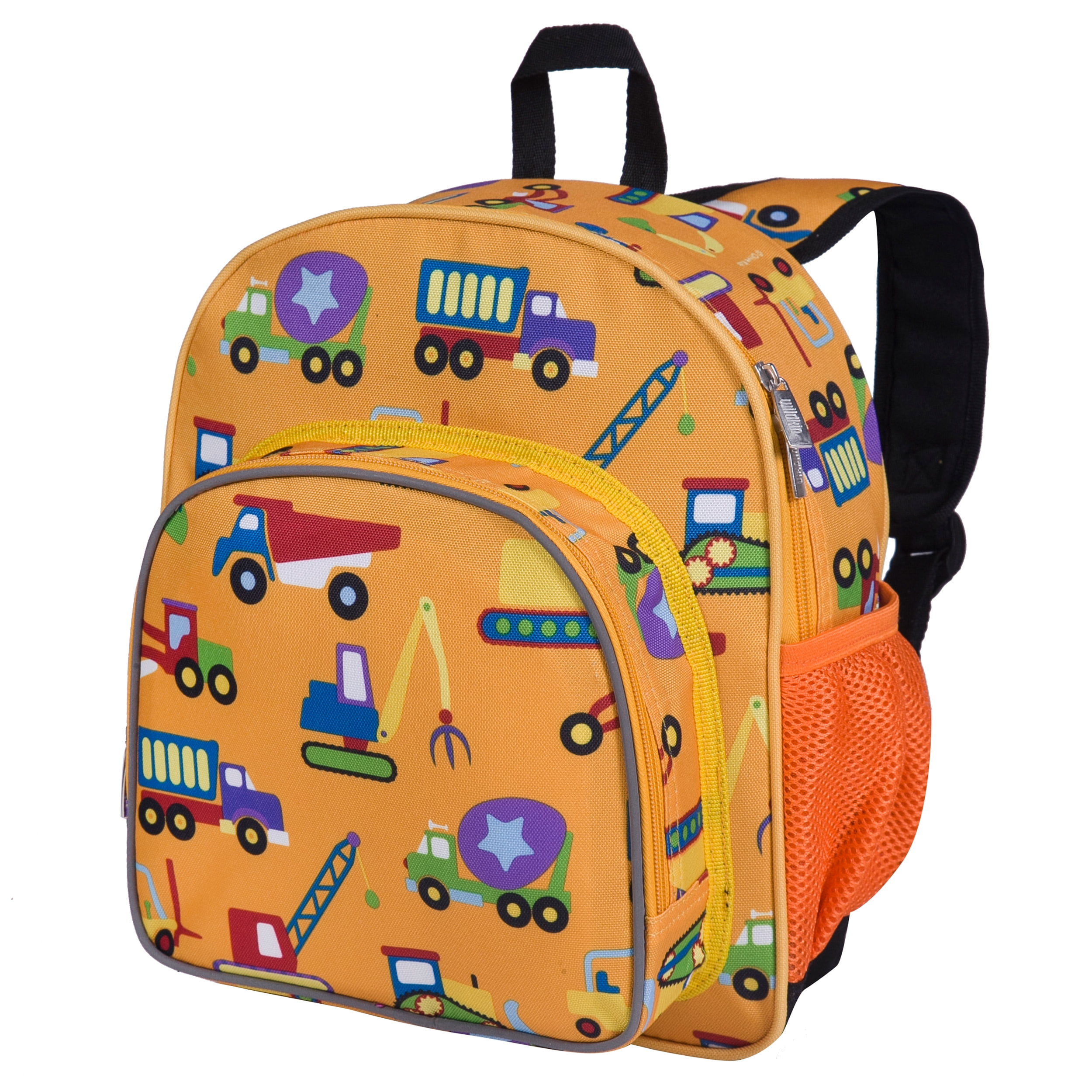 13-inch (33cm) Kids' Backpack With Construction Vehicle Print