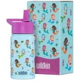 thumbnail image 1 of Wildkin Kids 14 oz Stainless Steel Water Bottle (Mermaids), 1 of 7
