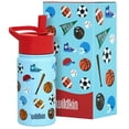 thumbnail image 1 of Wildkin Kids 14 oz Steel Bottle (Game On), 1 of 6
