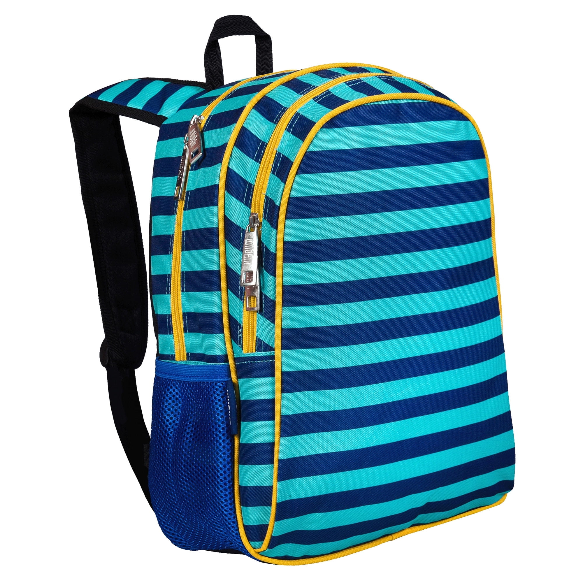 Wildkin Kids 15 Inch Backpack for Boys and Girls (Blue Stripes)