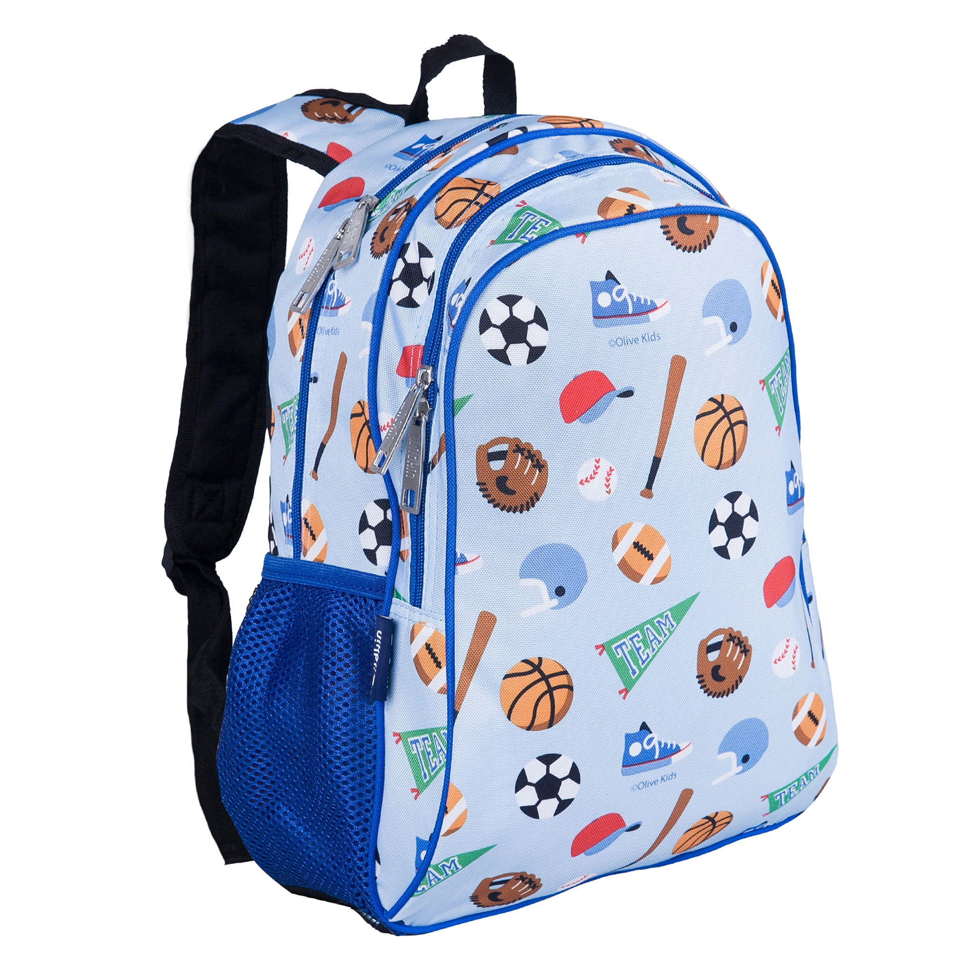 Wildkin 15-Inch Kids Backpack Elementary School Travel (Jurassic Dinosaurs  Blue)