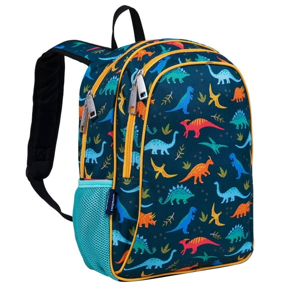 Wildkin Kids 15 Inch School and Travel Backpack for Boys and Girls (Jurassic Dinosaurs Green)