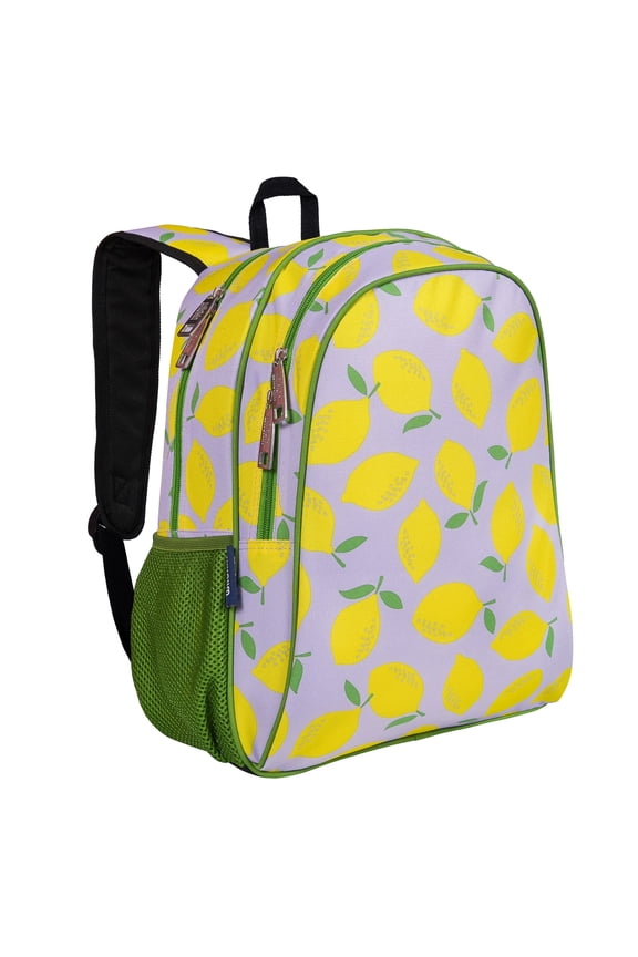 Kids 15 Inch School and Travel Backpack for Boys and Girls (Lilac Lemonade)