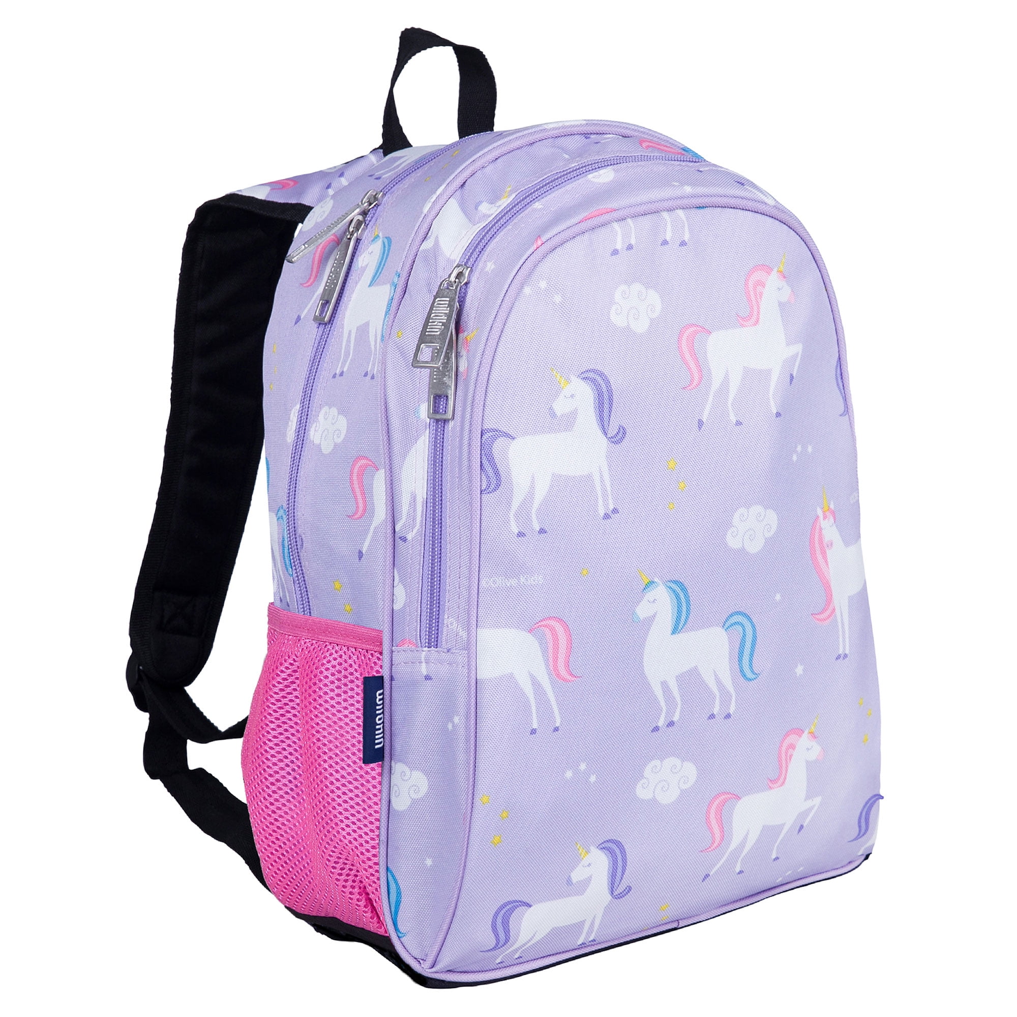 Wildkin Kids 15 Inch School and Travel Backpack for Boys and Girls (Unicorn  Purple) 