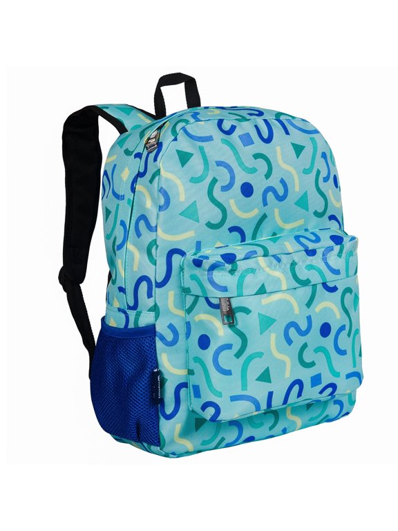 Kids 16 Inch Backpack for Boys and Girls (Confetti Blue)