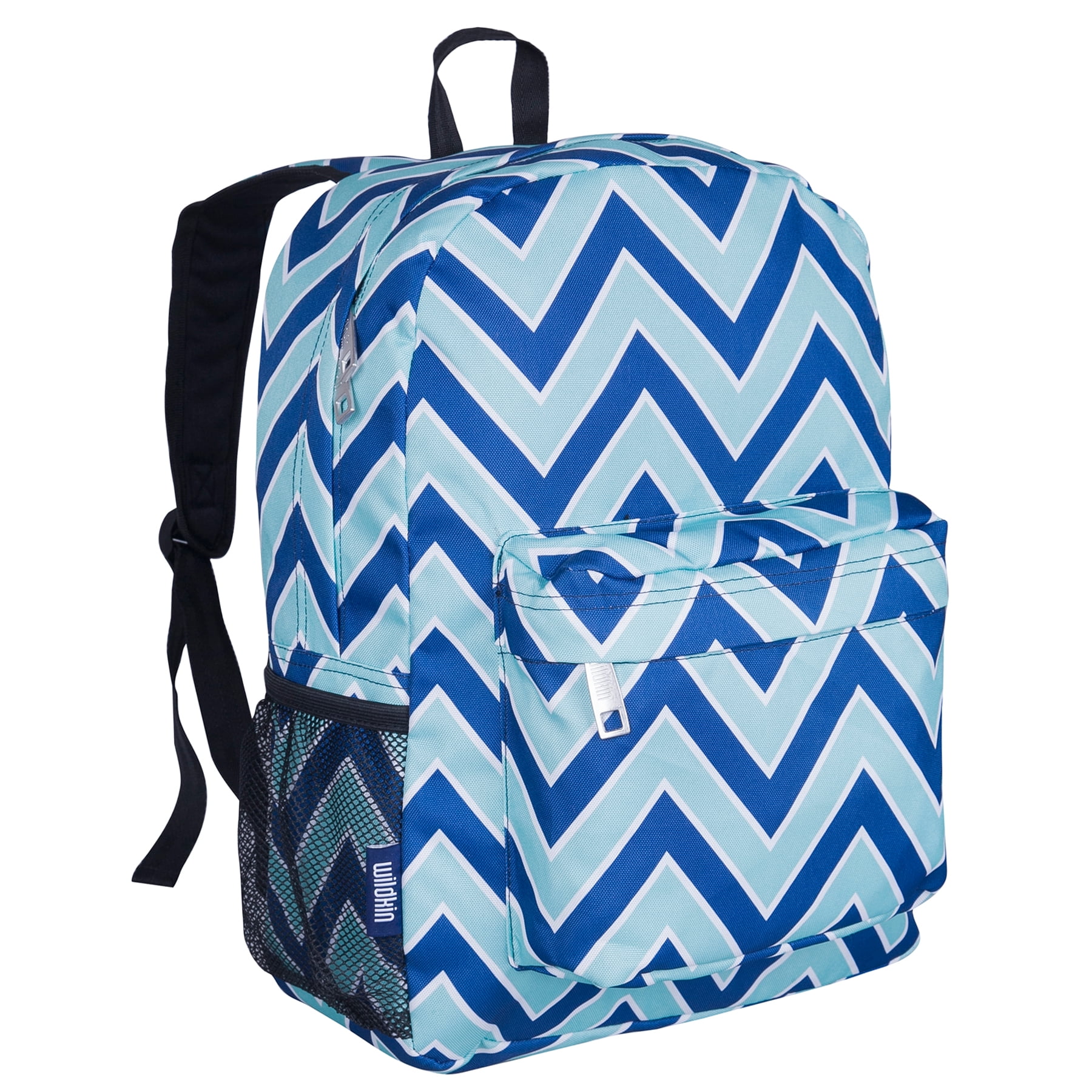 Wildkin Kids 16 Inch Backpack for Boys and Girls, Features Padded Back u0026  Adjustable Straps (Chevron Blue) - Walmart.com