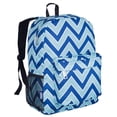 thumbnail image 1 of Wildkin Kids 16 Inch Backpack for Boys and Girls, Features Padded Back & Adjustable Straps (Chevron Blue), 1 of 8