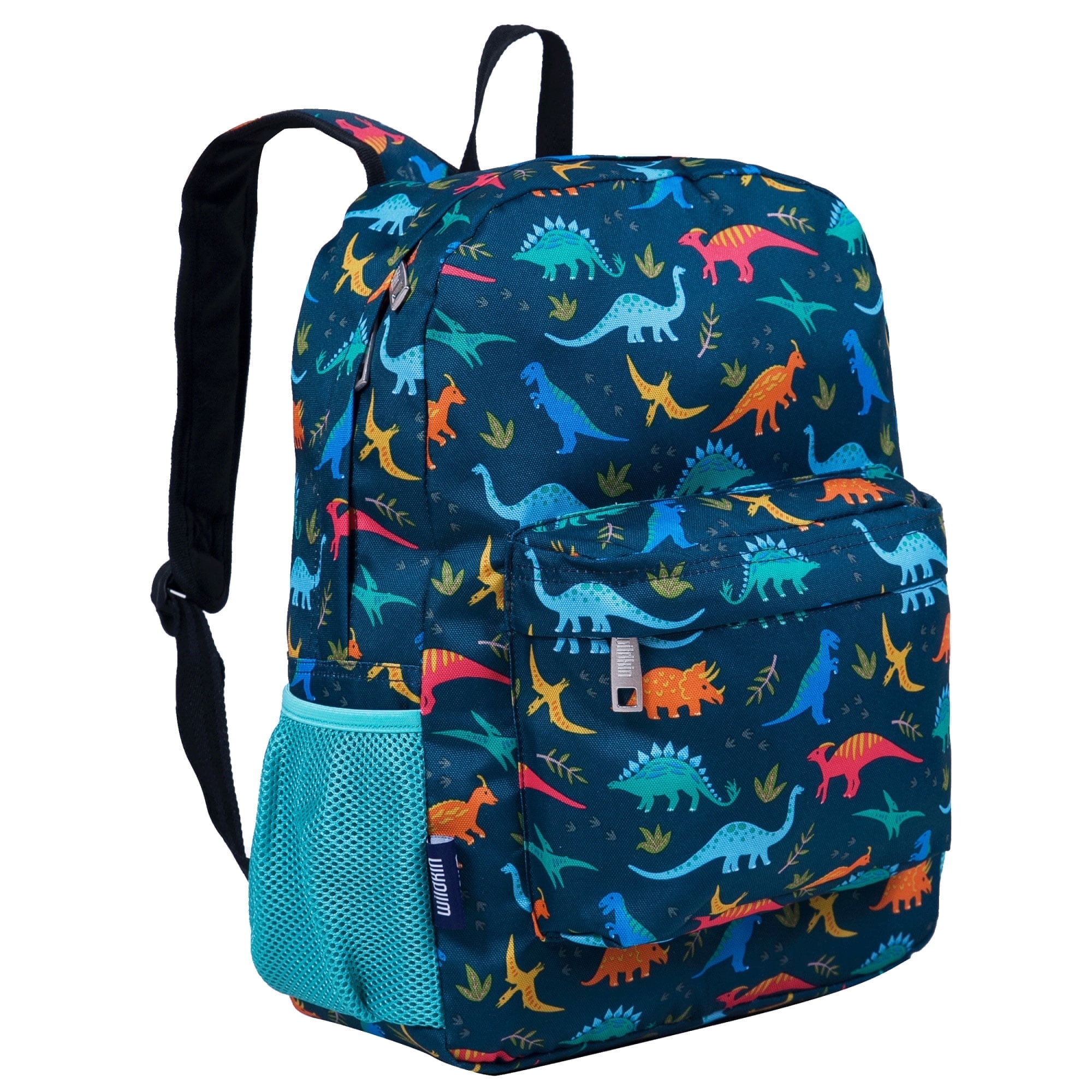 Wildkin Kids 16 Inch Backpack for Boys and Girls, Features Padded Back & Adjustable Straps (Jurassic Dinosaurs Blue)