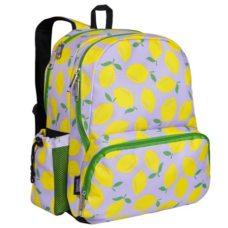 Wildkin Kids 17 Inch Backpack for Boys and Girls (Lilac Lemonade)