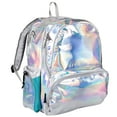 thumbnail image 1 of Wildkin Kids 17 Inch Backpack for Boys and Girls, Perfect for School and Travel (Holographic Silver), 1 of 8