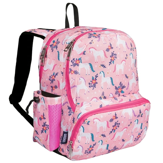 Wildkin Kids 17 Inch Backpack for Boys and Girls, Perfect for School and Travel (Magical Unicorns Pink)