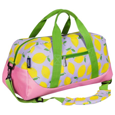 Wildkin Kids 18" Travel Duffel Bag, Lilac Lemonade