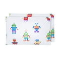 thumbnail image 1 of Wildkin Kids 2 pack Toddler Pillowcases (Robots), 1 of 5
