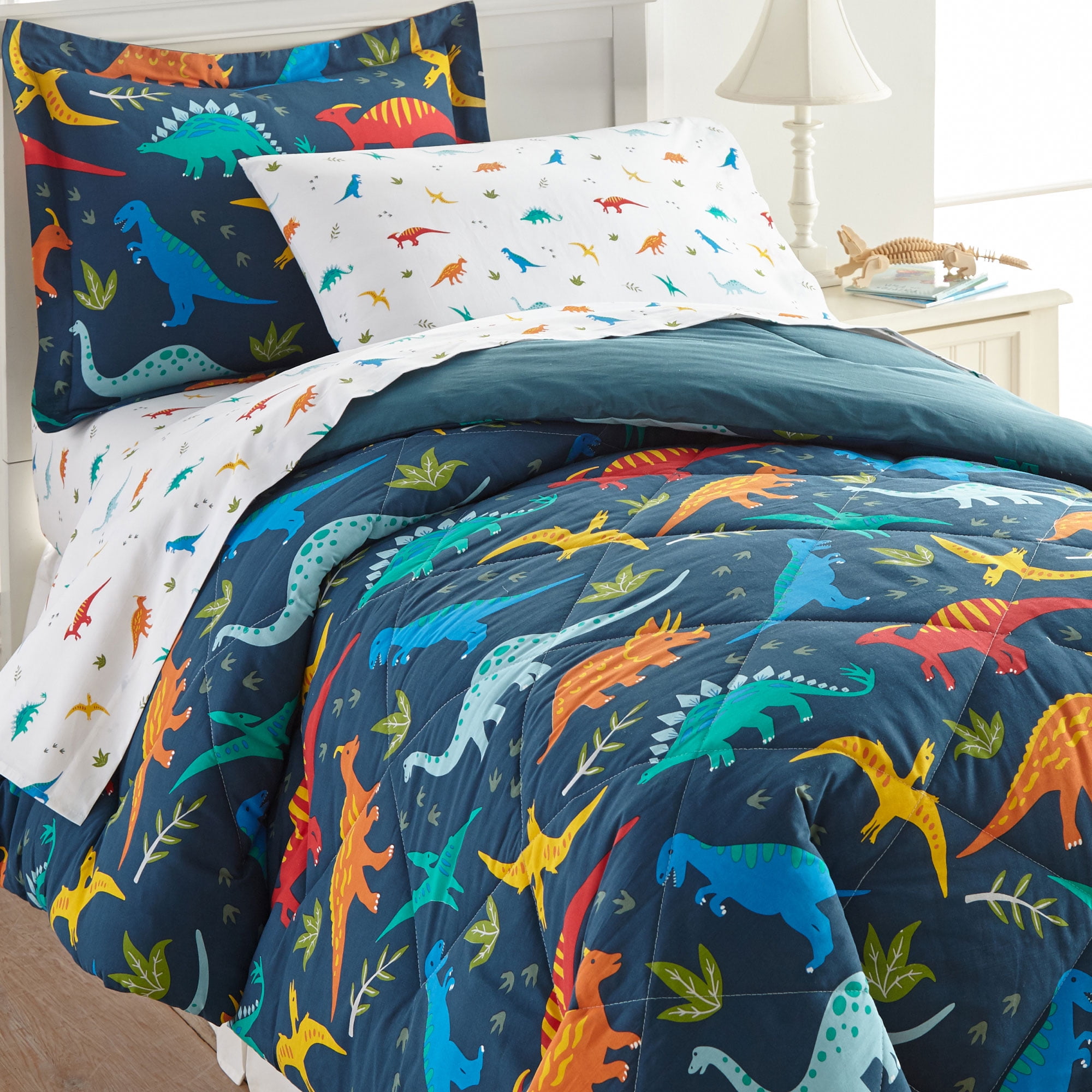 Wildkin Kids Pc Full Cotton Bed in a Bag for Boys Girls