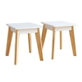thumbnail image 1 of Wildkin Kids Arts & Crafts Table Stools (2) - White, 1 of 5