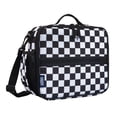 thumbnail image 1 of Wildkin Kids Black and White Checkered Eco Lunch Box, 1 of 6