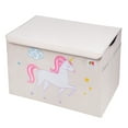 thumbnail image 1 of Wildkin Kids Fabric Toy Storage Chest for Boys and Girls (Unicorn Pink), 1 of 6