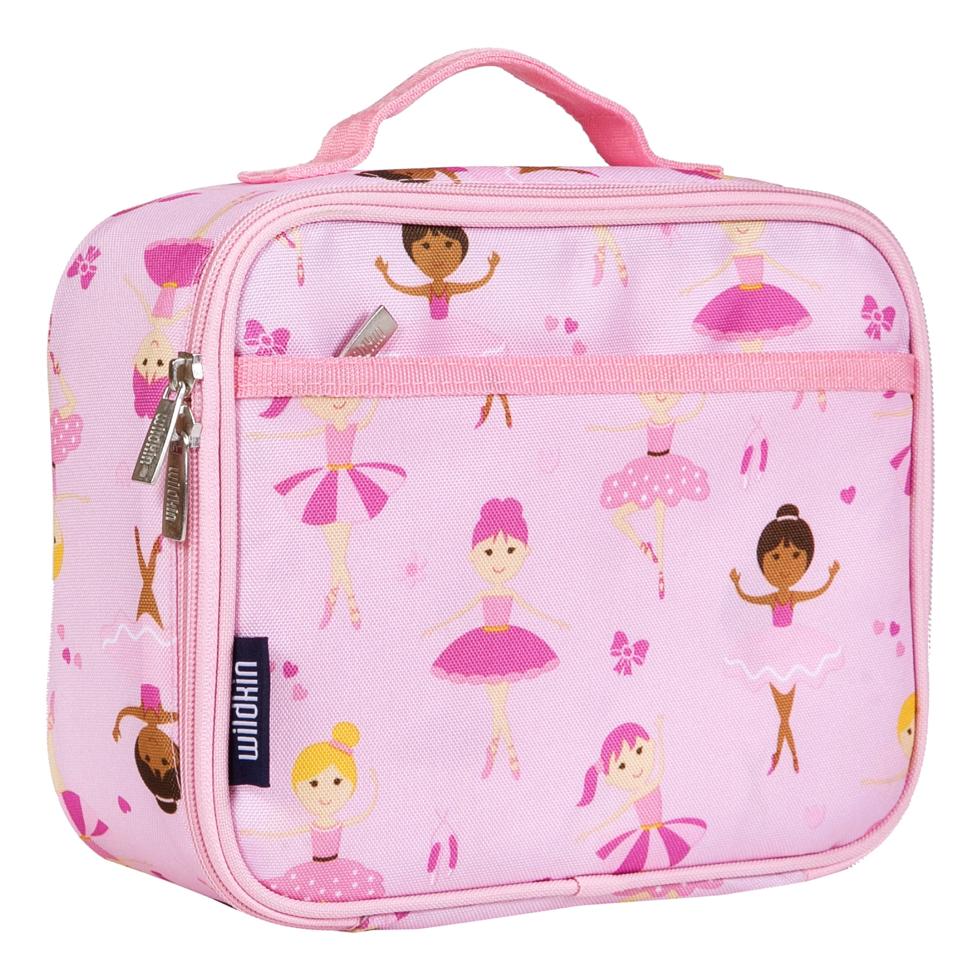 Wildkin Kids Insulated Lunch Box for Boy and Girls, BPA Free (Ballerina  Pink)