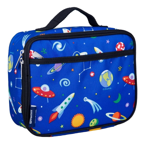 Wildkin Kids Insulated Lunch Box for Boy and Girls, BPA Free (Out of this World Blue)
