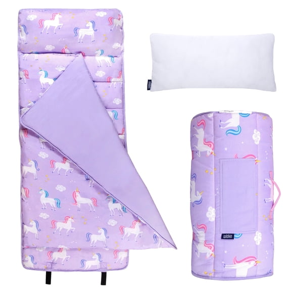 Wildkin Kids Microfiber Kids Nap Mat for Boys and Girls (Unicorn)