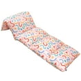 thumbnail image 1 of Wildkin Kids Microfiber Floor Lounger – Travel-Friendly, Sleepovers, Pillow Not Included - Confetti Peach, 1 of 6