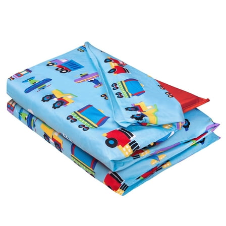Wildkin Kids Microfiber Rest Mat Cover for Boys and Girls (Trains, Planes & Trucks)