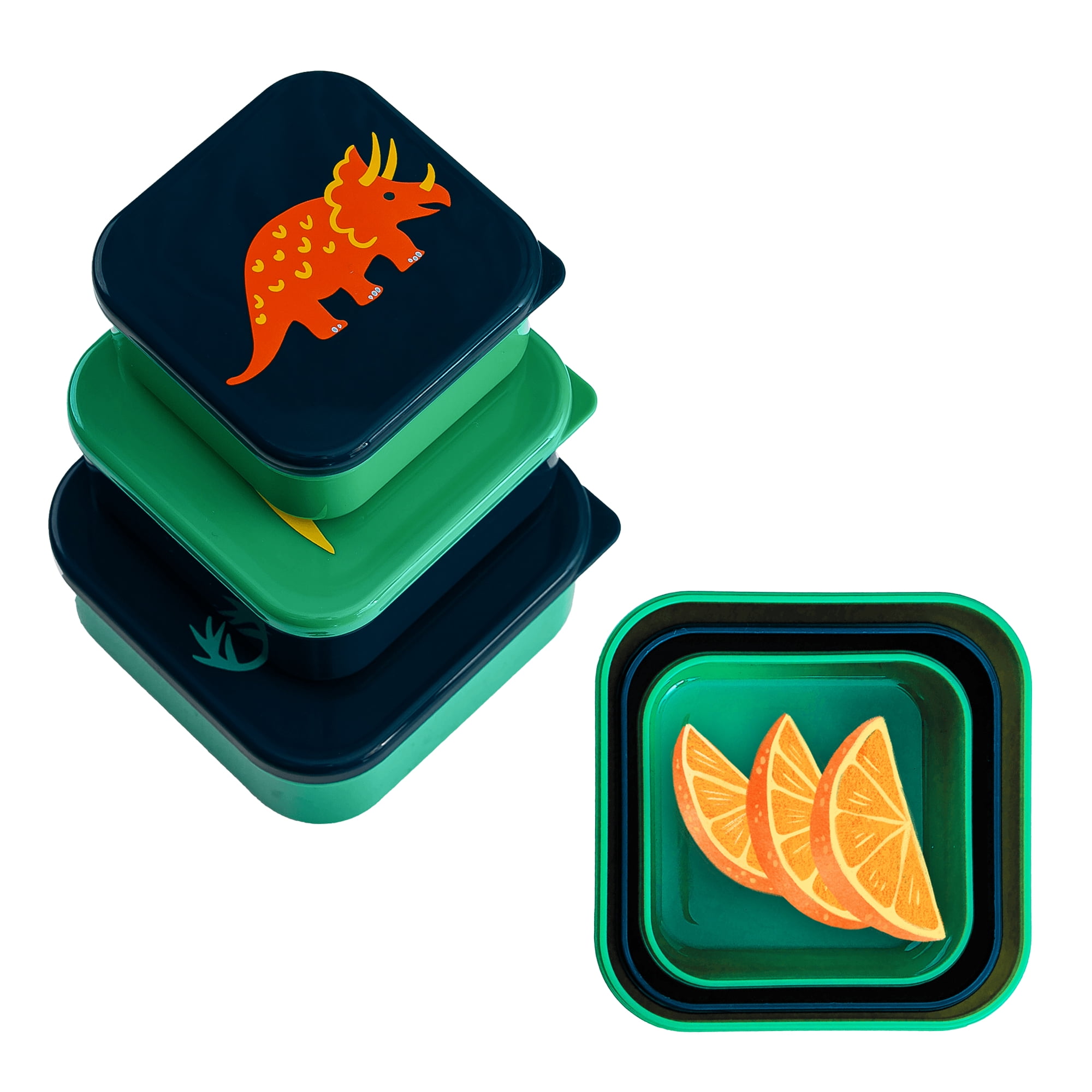 Wildkin Kids Nested Snack Containers for Boys & Girls (Trains, Planes &  Trucks) 