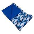 thumbnail image 1 of Wildkin Kids Original Sleeping Bag for Boys and Girls, Measures 57 x 30 Inches (Sharks Blue), 1 of 4